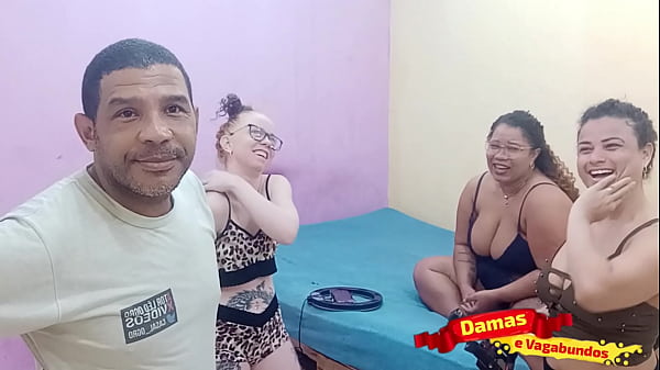 Sexo e revelações no estúdio damas de vagabundos com Leo ogro, Lorraine exótica, Suzy furacão, Márcio Baiano e Eliane furacão – bastidores de gravação parte 01